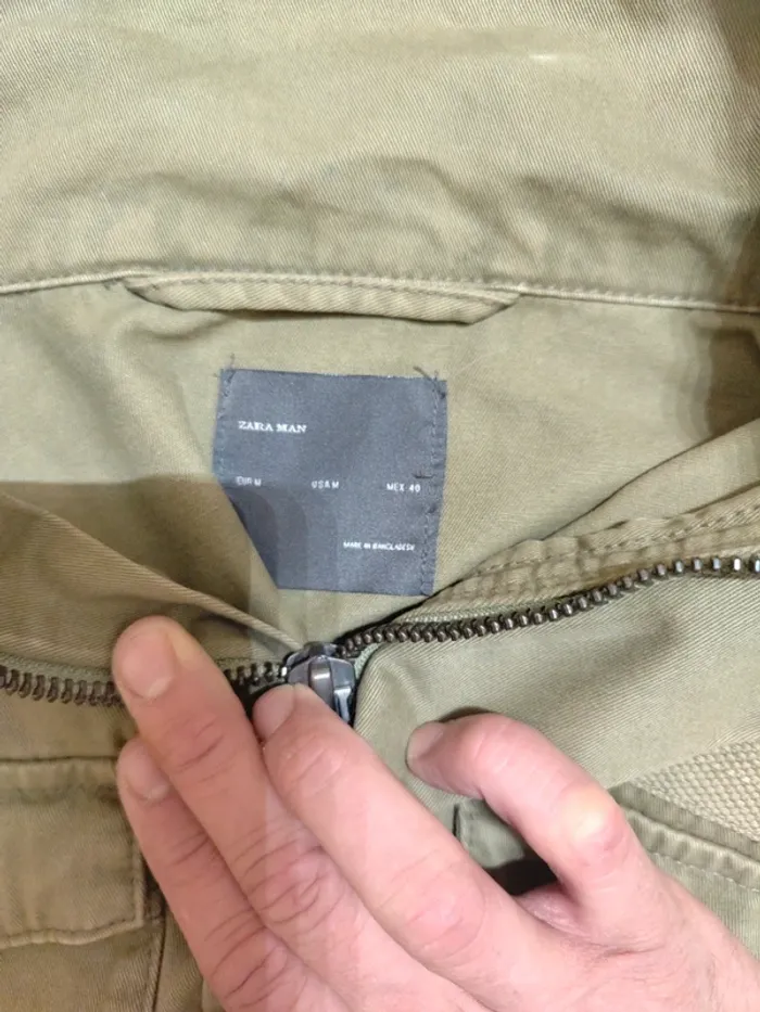 Veste militaire zara - photo numéro 4