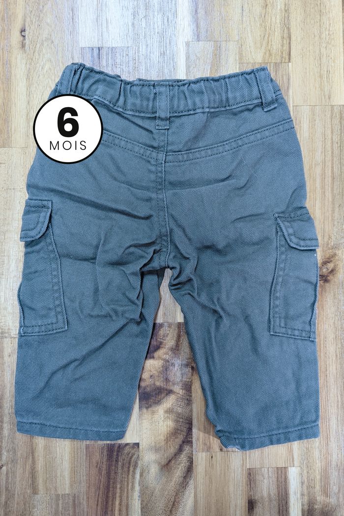 Pantalon Cargo Vert - Creeks bébé 6 mois - photo numéro 2
