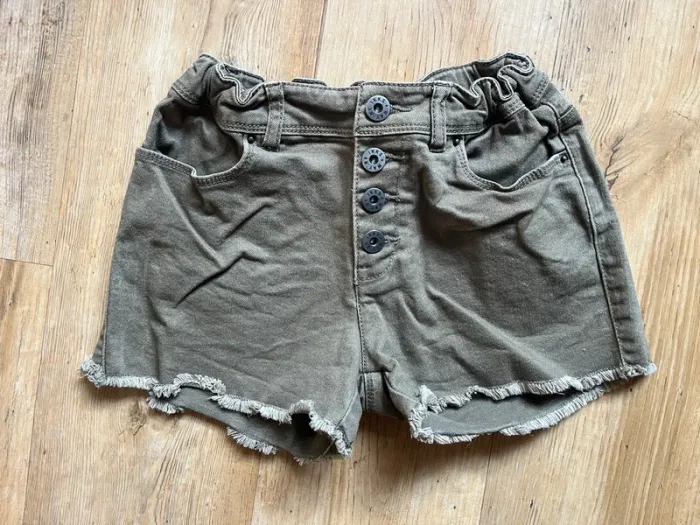 Short en jeans kaki IKKS