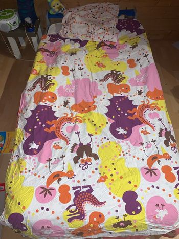 Housse de couette 1 personne IKEA + taie