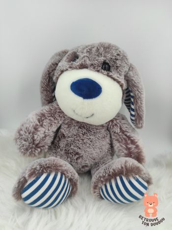 Peluche chien Les marinières Gipsy 24 cm