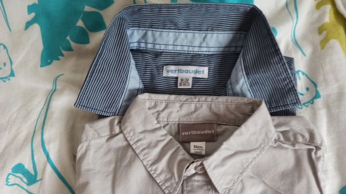 Lot chemises manches longues 3 ans - photo numéro 2