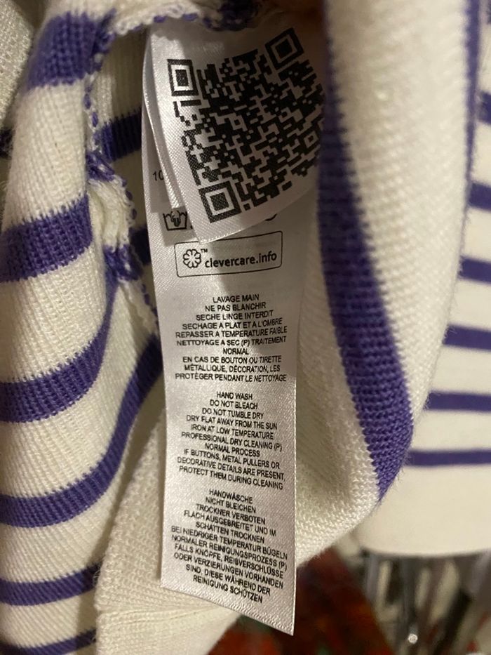 Pull marinière en laine - photo numéro 6