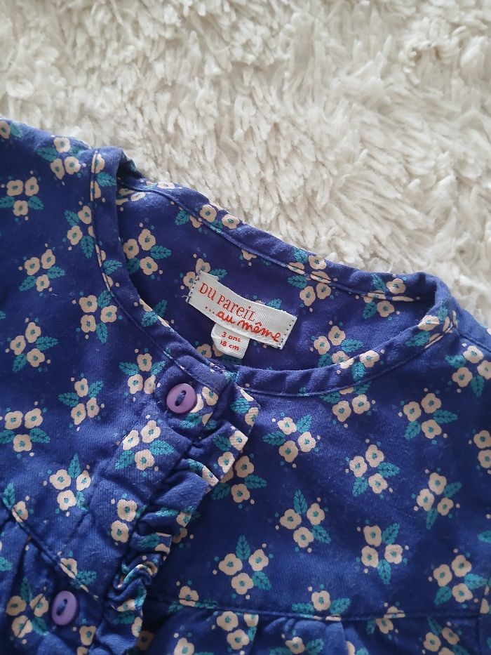 Blouse fleurie 3 ans - photo numéro 3