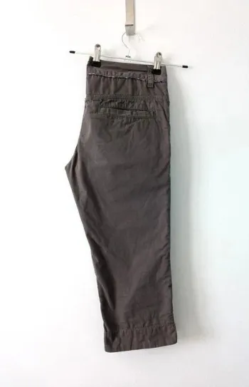 Pantacourt gris en coton - Cacharel - taille 38