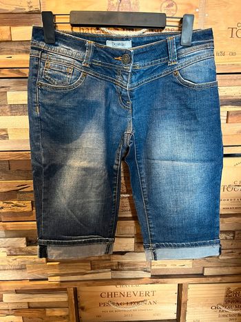 Bermuda en jean Femme