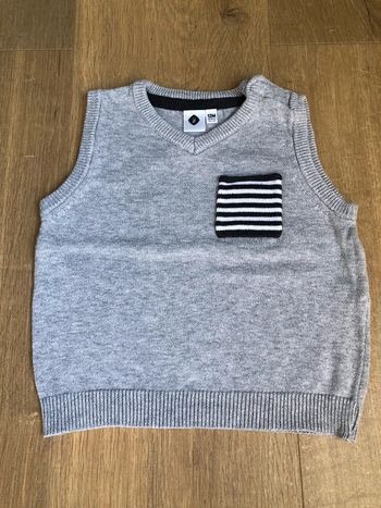 Pull sans manches bébé garçon