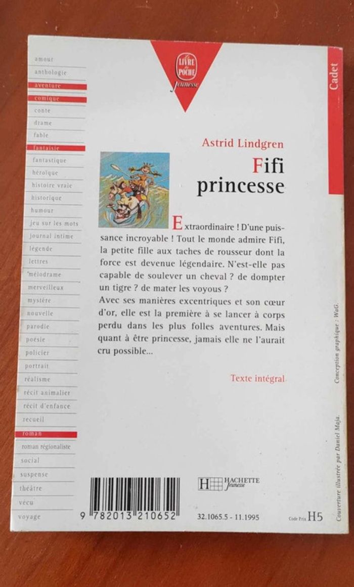 📕Livre Fifi princesse- Astrid Lindgren - photo numéro 2