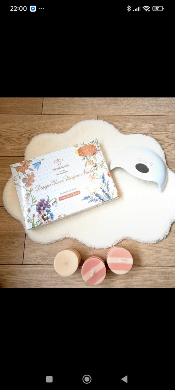 Lot manucure vernis semi-permanents et lampe UV