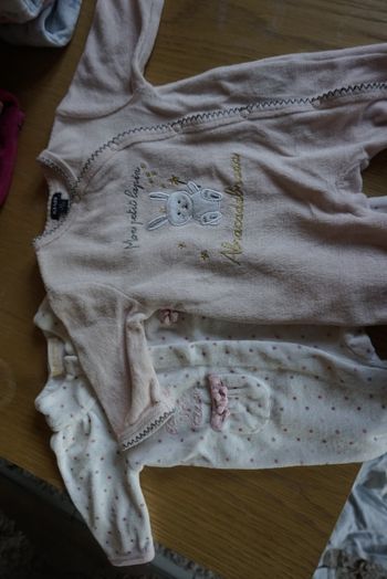 Lot 6 pyjamas fille 1 mois