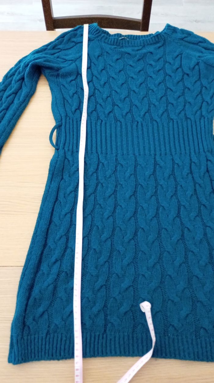 Robe pull bleu - photo numéro 8