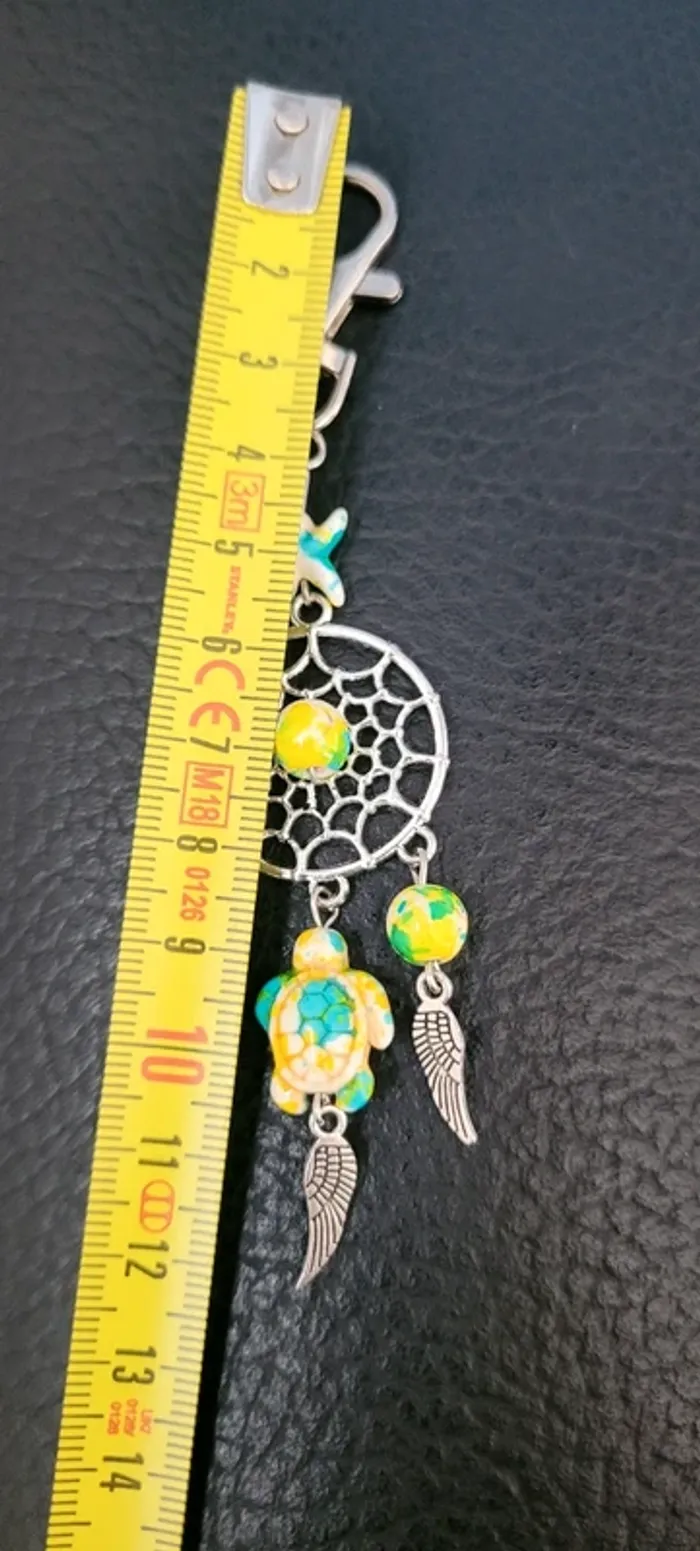 Porte-clés tortue attrapes rêves - photo numéro 3