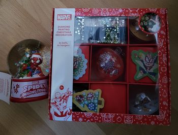 Lot décoration Noël Spider man