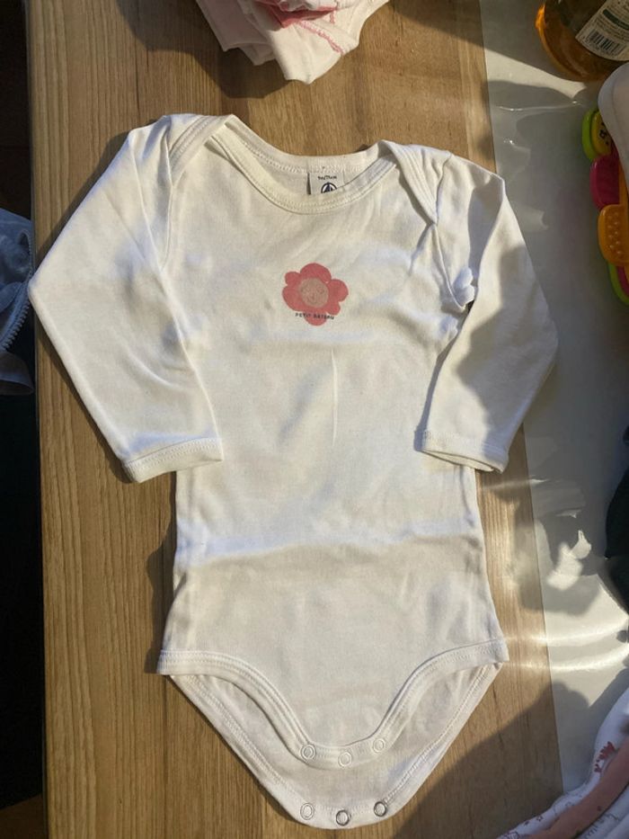 Lot de 6 body ML petit bateau fille 9 mois - photo numéro 2