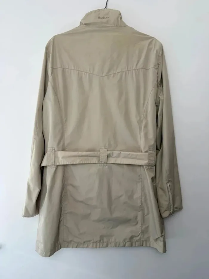 Magnifique Trench Barbour beige taille 38 parfait état - photo numéro 2