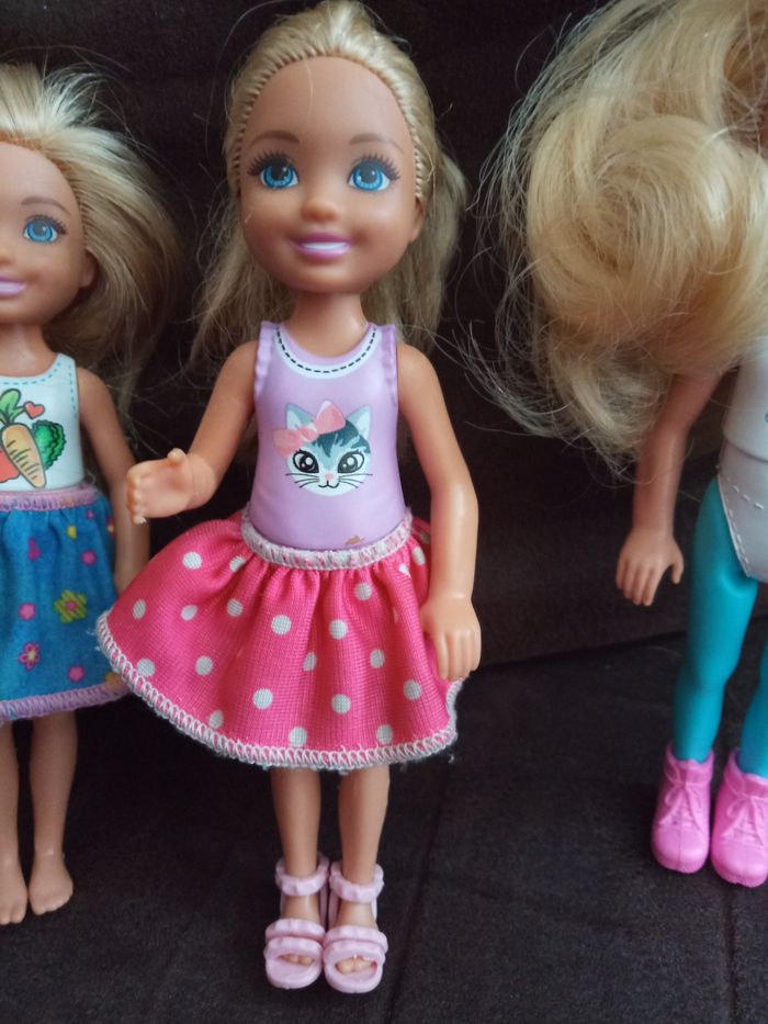 3 Jolies petites Poupées Chelsea "Mattel" - photo numéro 3