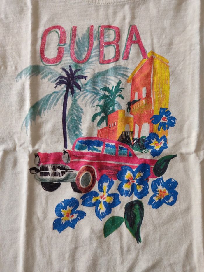 Tee-shirt manches courtes fille 10 ans - photo numéro 2