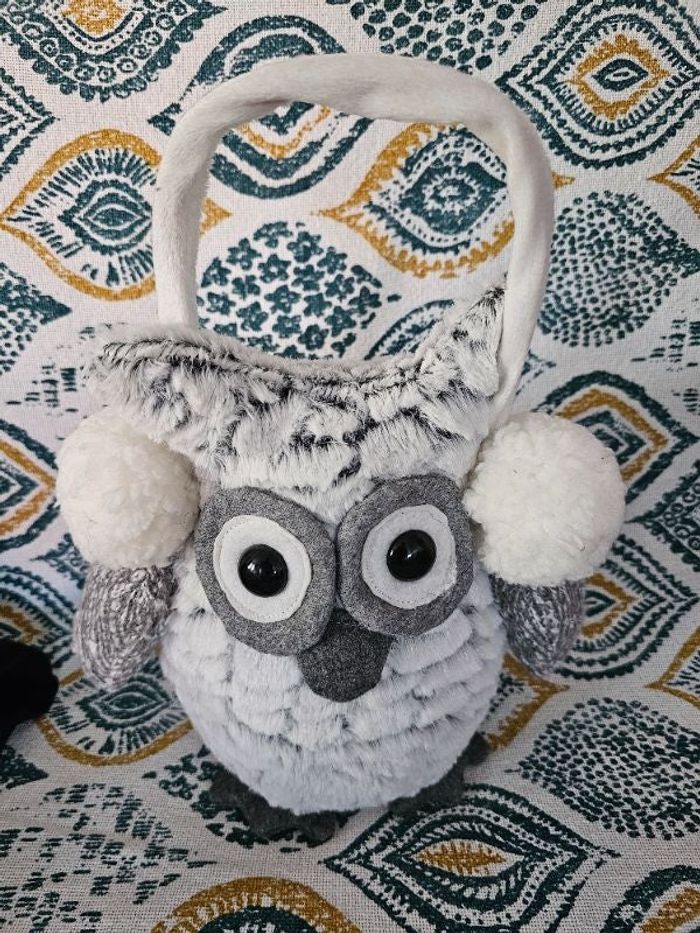 Chouette avec ses ecouteurs