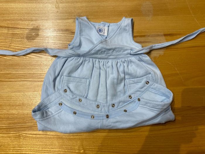 Barboteuse bleu ciel, Petit Bateau, 3 mois - photo numéro 2