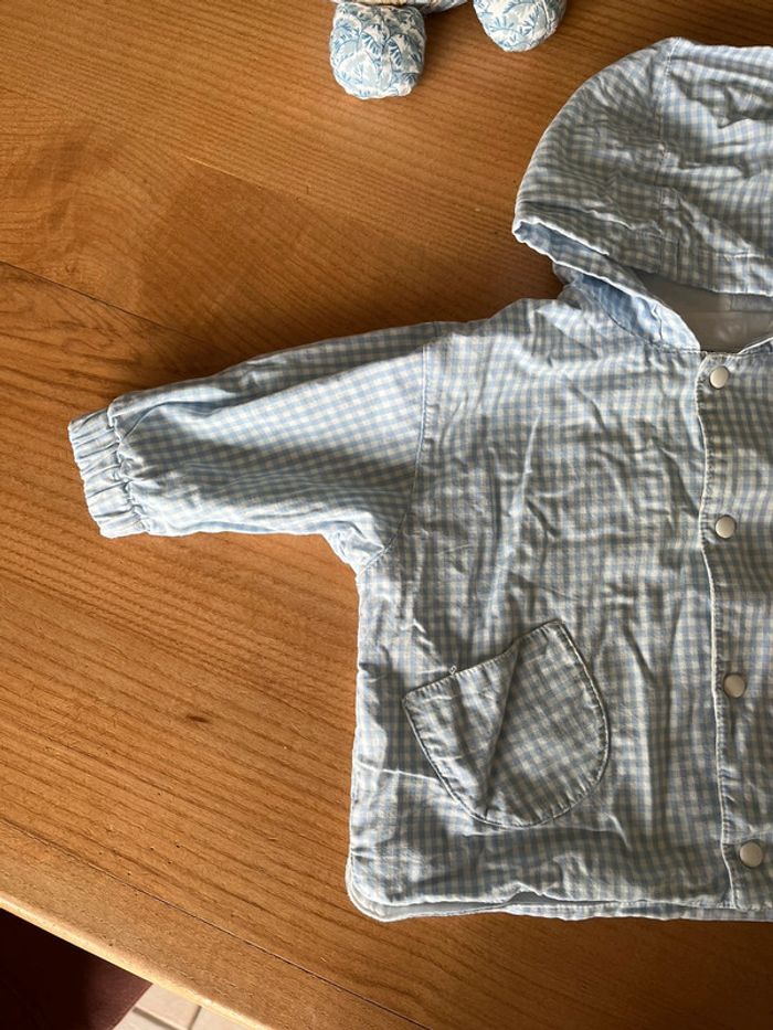 Manteau bleu vintage - photo numéro 2