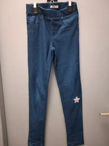 Pantalon jegging bleu - 10 ans