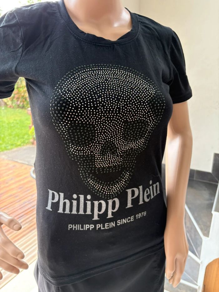 😎 T-shirt Philipp plein strass taille XL 😎 taille effective - photo numéro 3