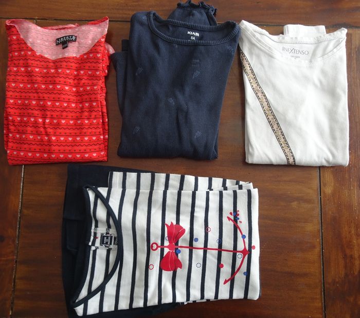 Gros lot de vêtements Fille Automne / Hiver Taille 8 ans 28 pièces Lot 1 - photo numéro 5