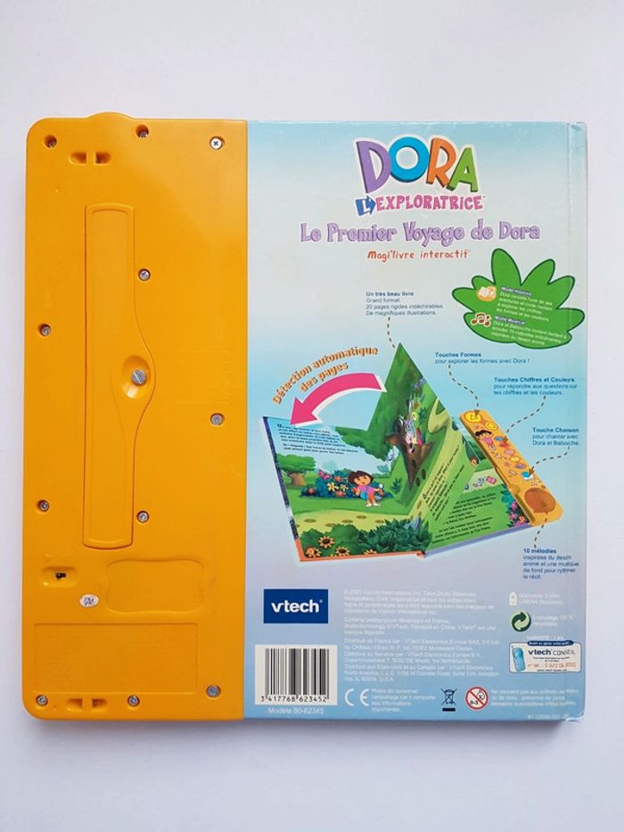 Livre interactif Le premier voyage de Dora l'exploratrice et figurines - photo numéro 3