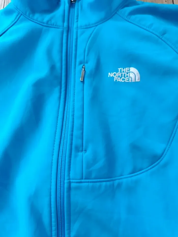 Veste polaire imperméable the North face bleu L - photo numéro 5