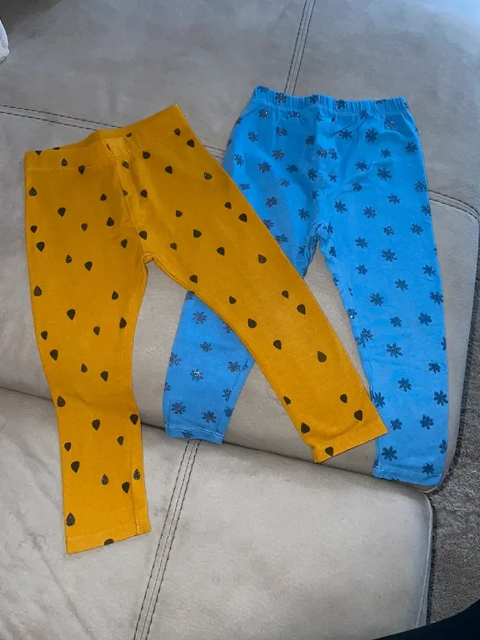 Lot de 2 leggings