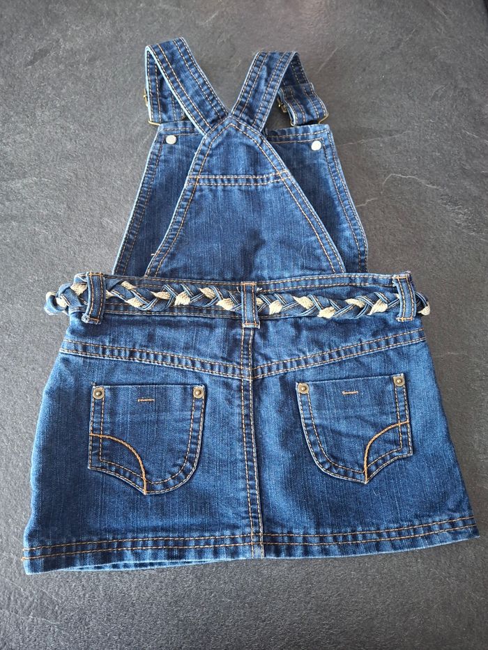Salopette jupe en jeans - photo numéro 2