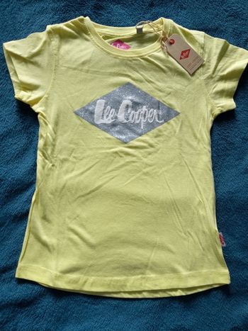 Tee-shirt jaune Lee Cooper en 10 ans