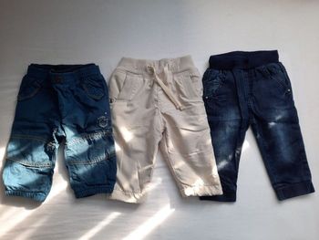 Lot 3 pantalons bébé 6 mois