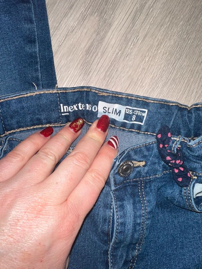Lot de 3 jeans fille taille 8 ans - photo numéro 5