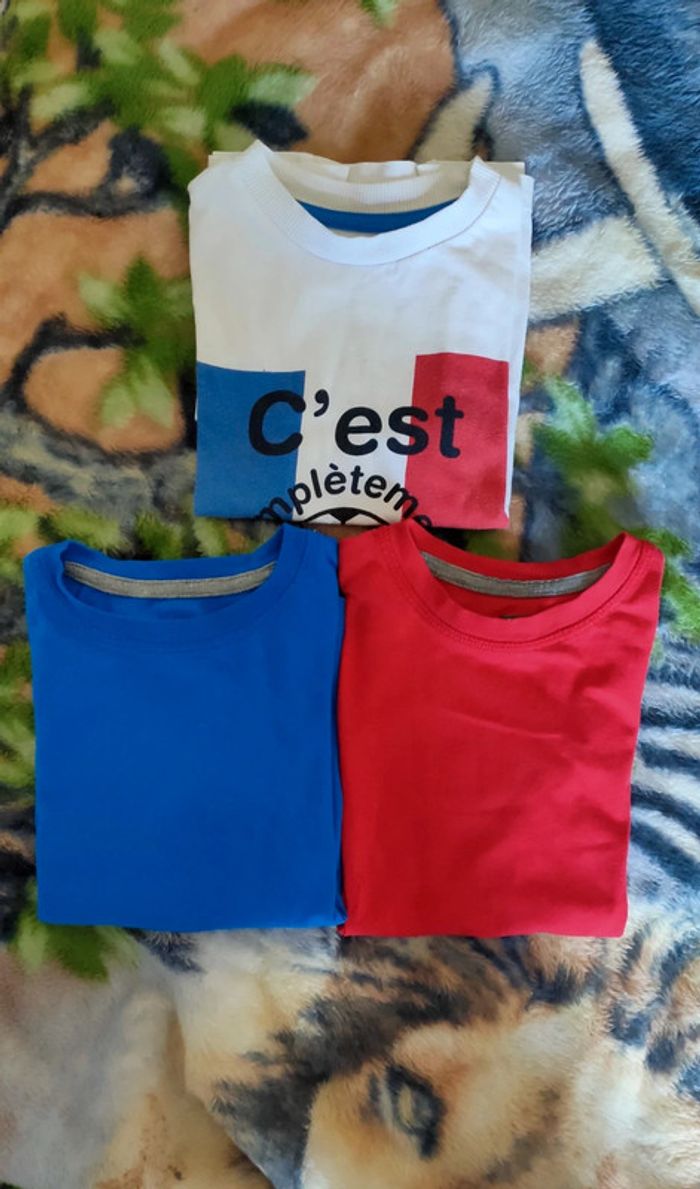 Lot de 3 maillots garçon - 5 ans