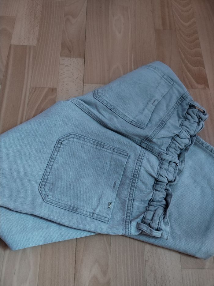 Jean paperbag gris clair 36 - photo numéro 4