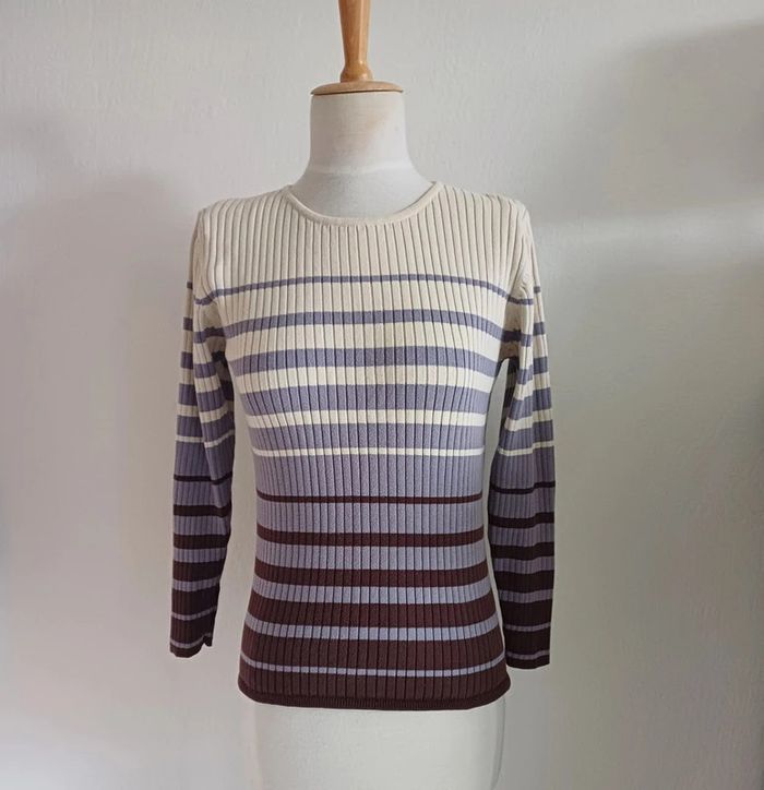 Pull rayé taille M Carol