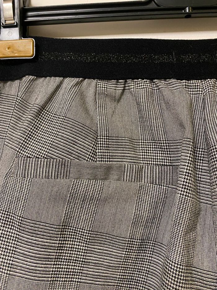 Joli pantalon gris Prince de Galle taille élastique Gémo taille 36 - photo numéro 5