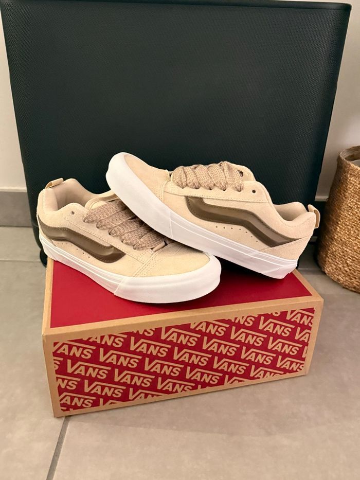 Vans Knu Skool - Fat Lace crème brule/ beige