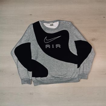 Pull Nike Upcycle Gris & Noir 🩶🖤