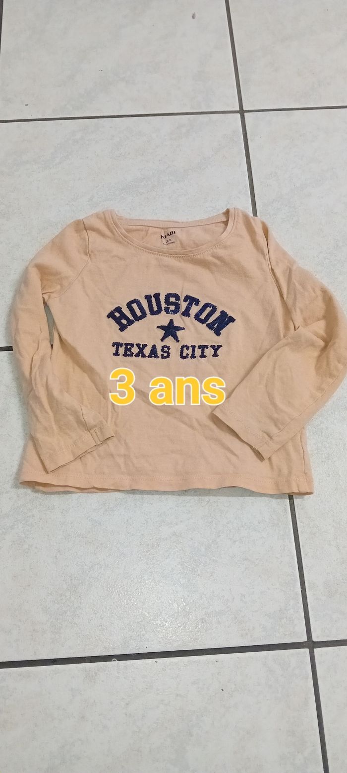 maillot longue manche 3 ans