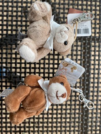 Lot 2 porte clés peluche ours  neufs Bukowski Neuf avec étiquette