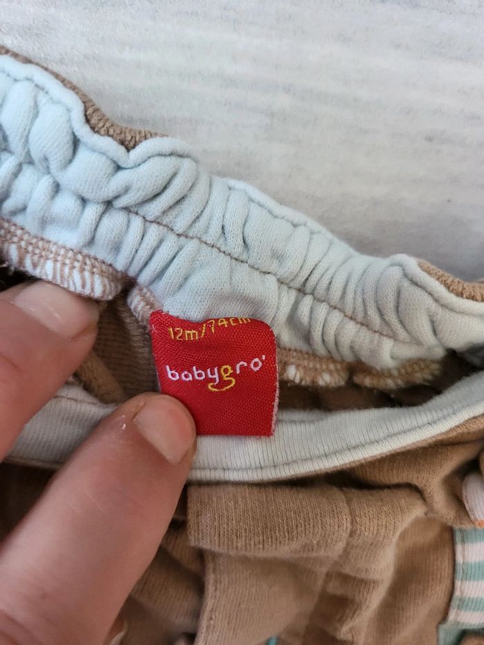 Short garçon 12 mois babygro - photo numéro 2