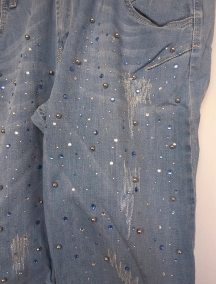 Jeans Voodoo à strass taille 42 - photo numéro 3