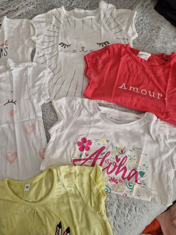 Gros lot de tee-shirt 24 mois - photo numéro 3