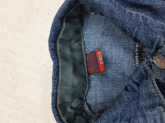 Tenue chemise en jean et pantalon kaki - photo numéro 5
