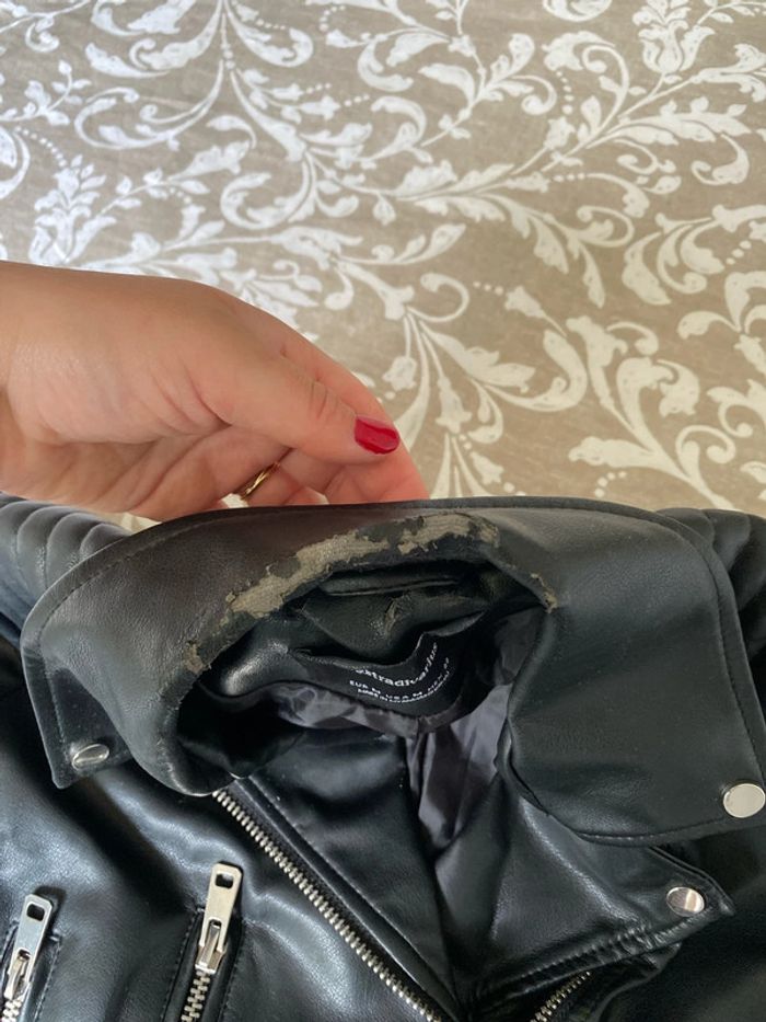 Veste faux cuir - photo numéro 4