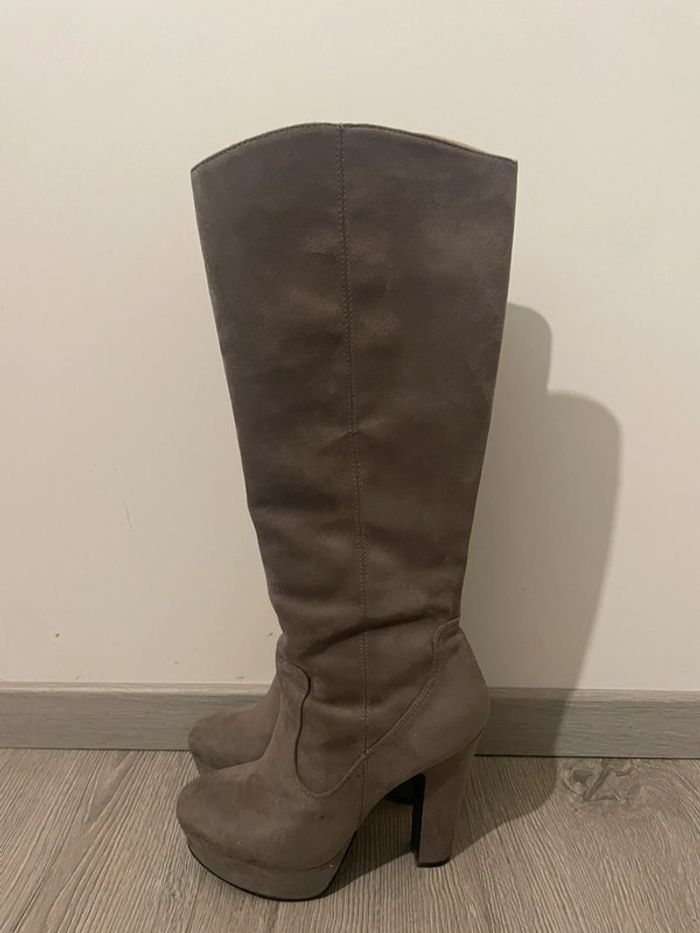 bottes haute gris primadonna pointure 37 - photo numéro 4