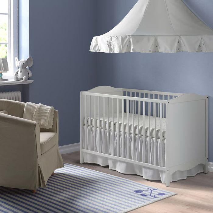 Lit bébé IKEA SMÅGÖRA 60x120 blanc (+ matelas offert) - photo numéro 5
