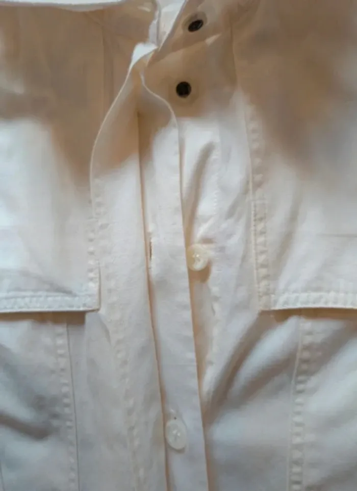 Superbe chemise surchemise vintage 100% coton
 taille 40-44 - photo numéro 7
